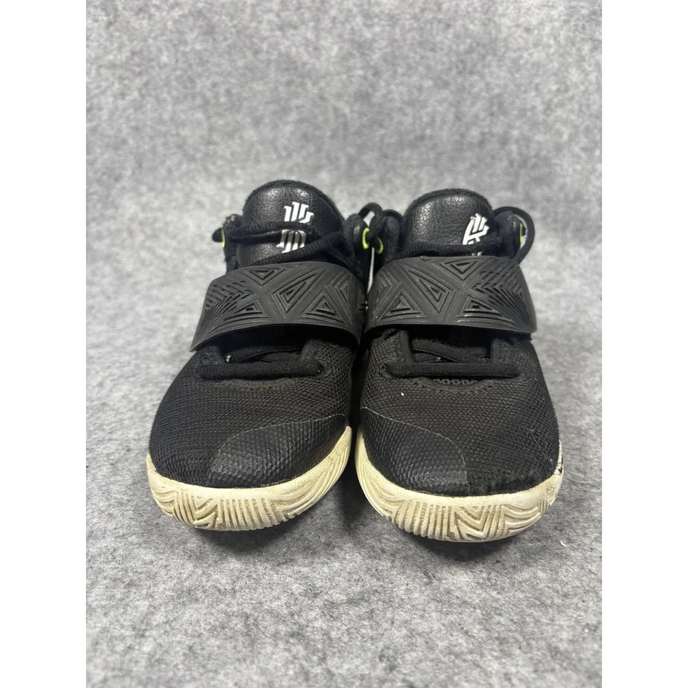 Nike‎ Kyrie 6 Basketball Shoes 1Y Black Volt Midfoot Strap